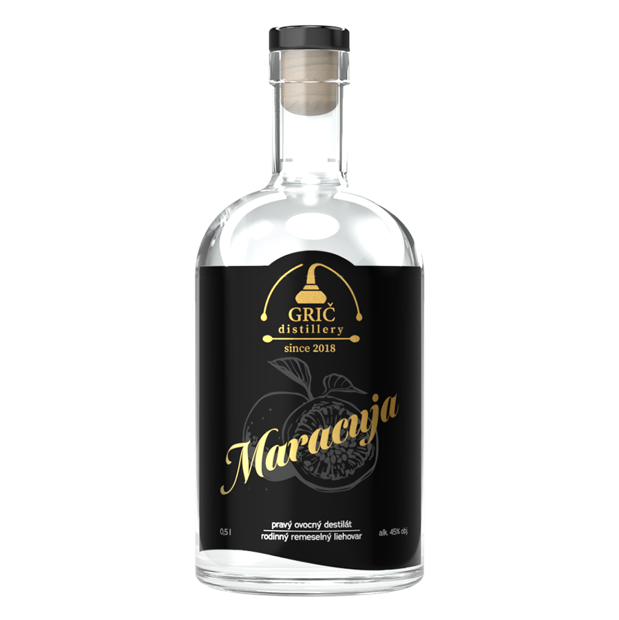 Grič Maracuja, 45%, 0,5l